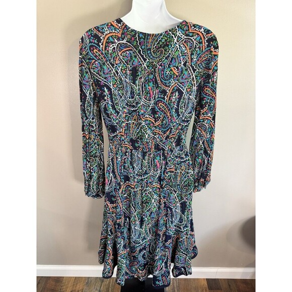 Anthropologie Multicolor Paisley Midi Dress - Picture 3 of 7